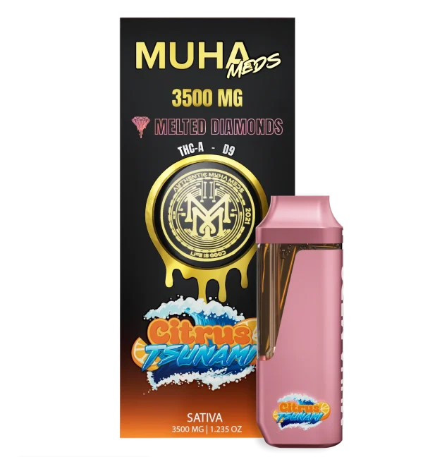 MUHA MEDS Melted Diamonds THC-A D9 3.5g Disposable
