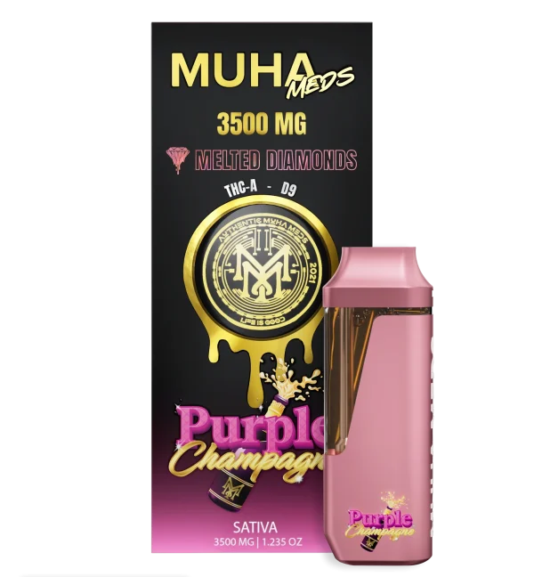 MUHA MEDS Melted Diamonds THC-A D9 3.5g Disposable - Image 3